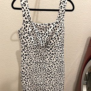 Leopard tank dress